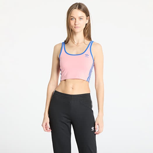 Top adidas Adicolor 3 Stripes Bra Top Semi Pink Spark/ Blue