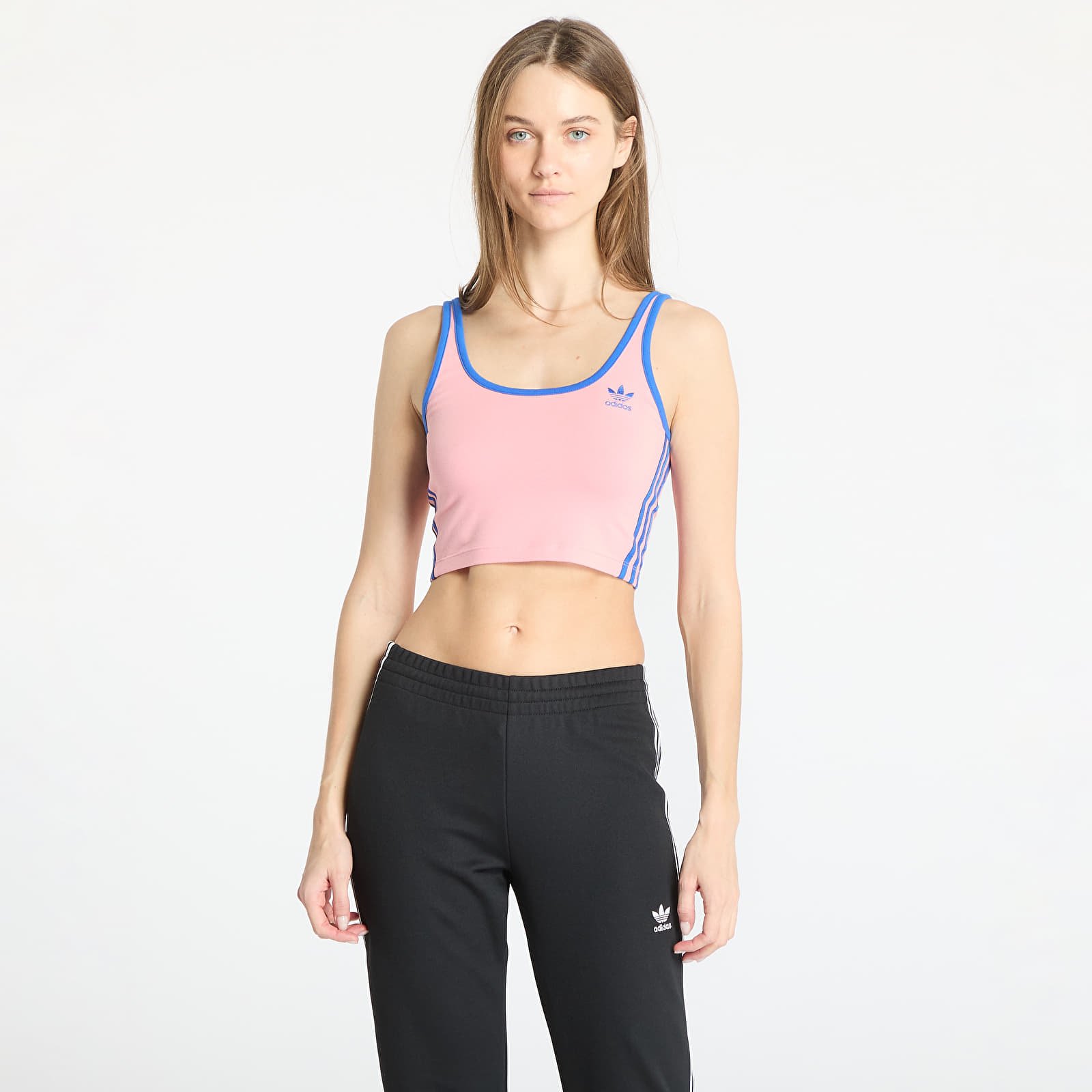 Топове adidas Adicolor 3 Stripes Bra Top Semi Pink Spark/ Blue