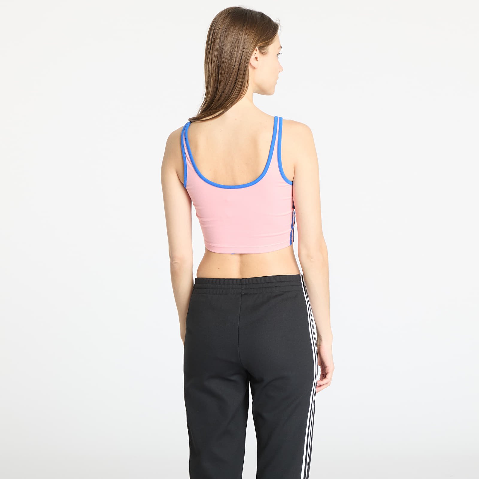 Топове adidas Adicolor 3 Stripes Bra Top Semi Pink Spark/ Blue