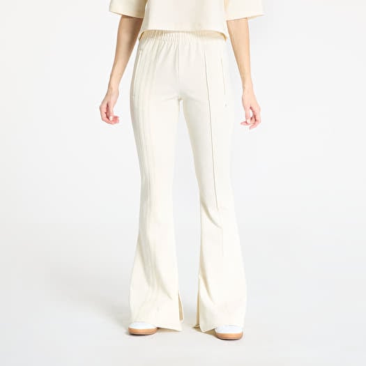 adidas 3 Stripes Flared Firebird Trackpant Cream White