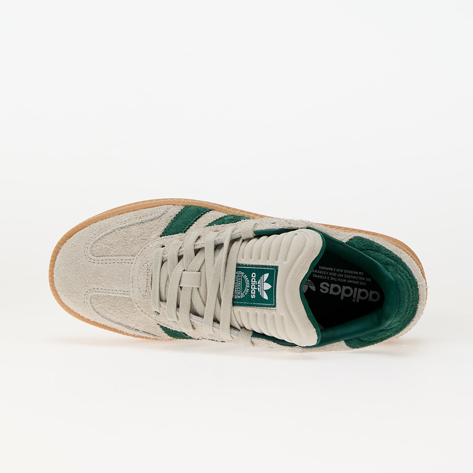 Pánske tenisky a topánky adidas Samba Xlg Putty Grey/ Collegiate Green/ Gum 3