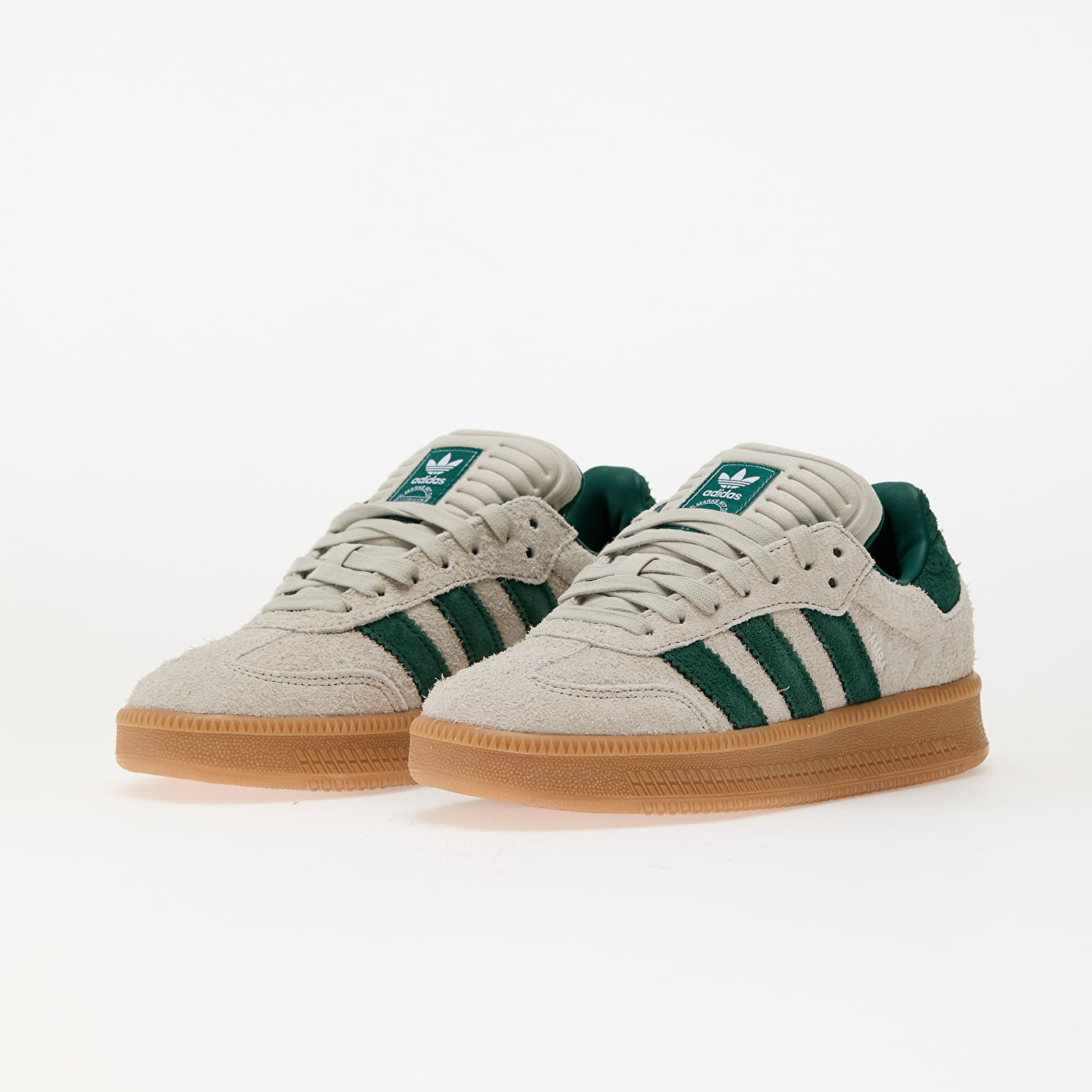Pánske tenisky a topánky adidas Samba Xlg Putty Grey/ Collegiate Green/ Gum 3