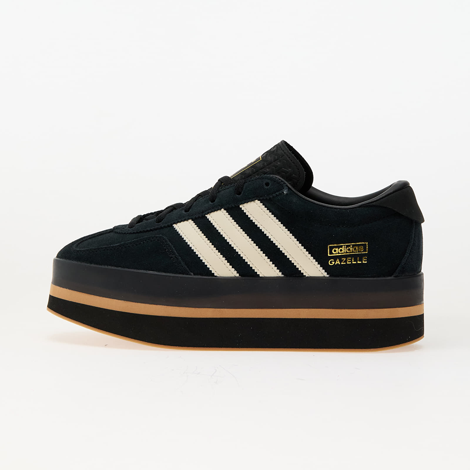 Damen Sneaker und Schuhe adidas Gazelle Stack W Core Black/ Cream White/ Gum 3