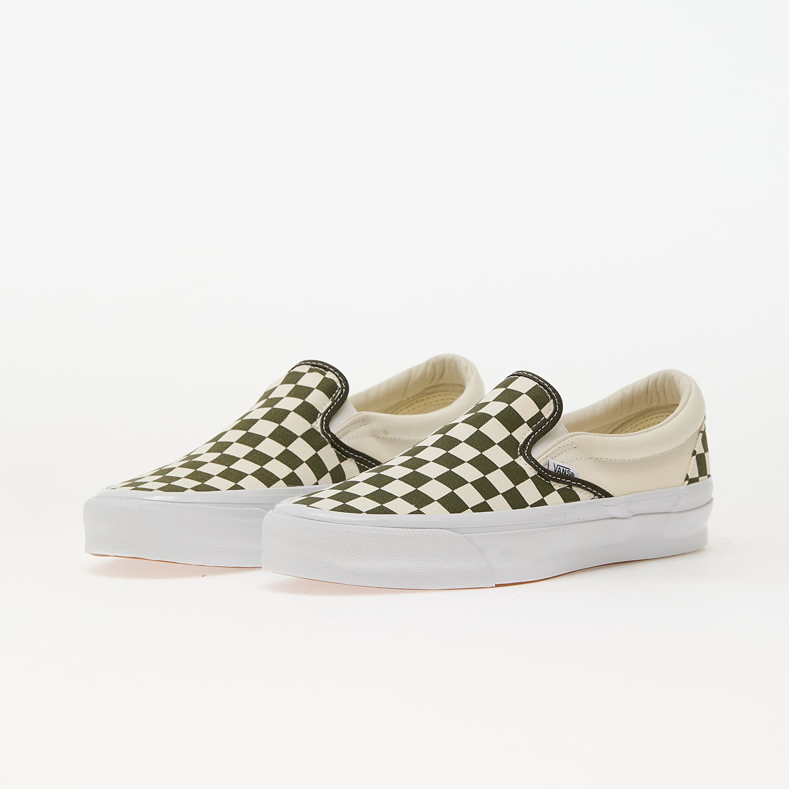 Pánské tenisky a boty Vans LX Classic Slip-On 98 Checkerboard Grape Leaf
