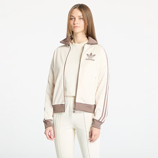 adidas Adicolor Classic Track Top Wonder White/ Trace Brown