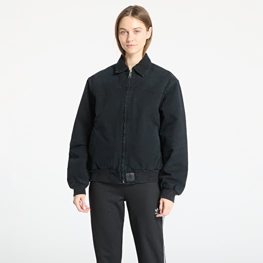 Bunda Carhartt WIP OG Santa Fe Jacket UNISEX Black/ Black Stone Canvas