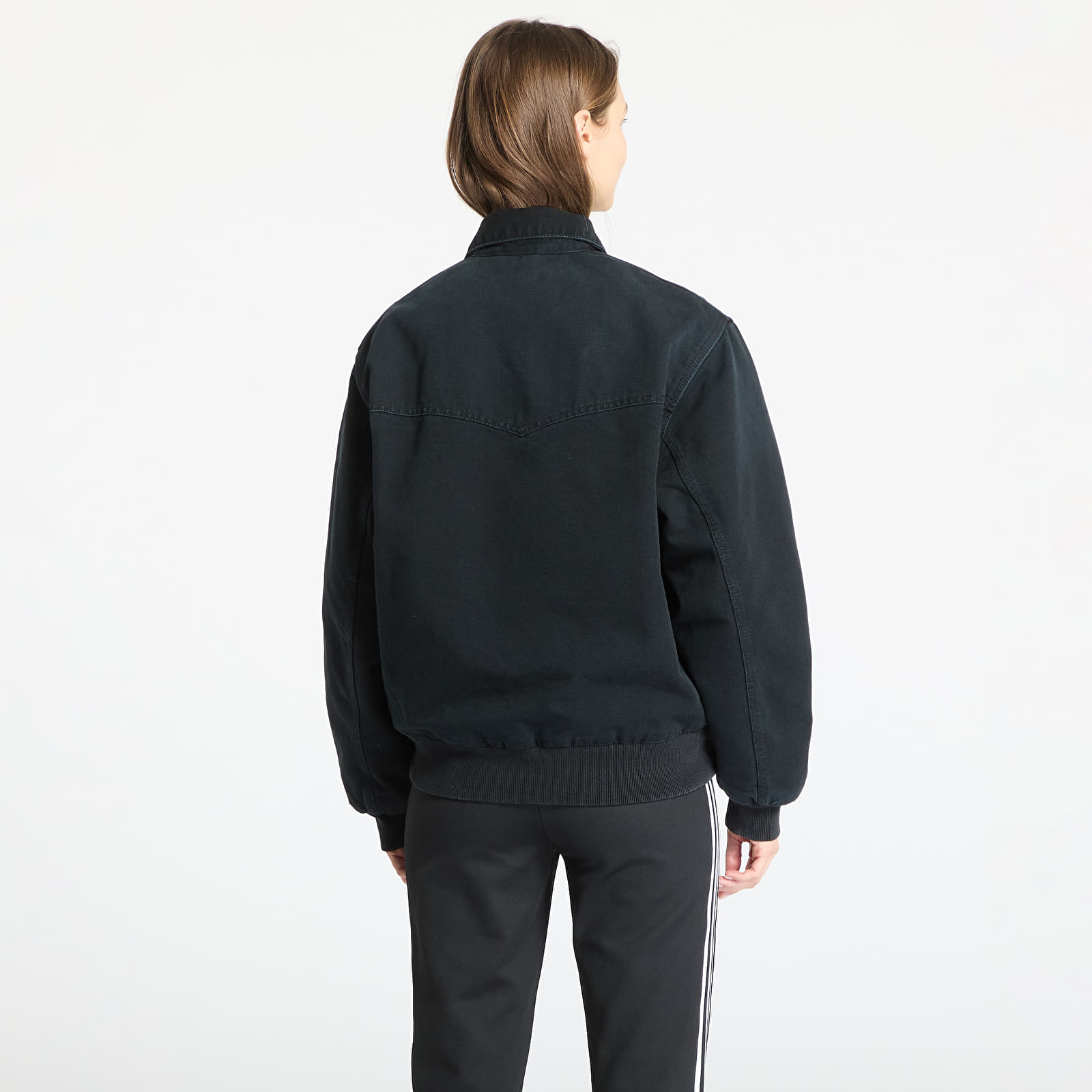 Jacken Carhartt WIP OG Santa Fe Jacket UNISEX Black/ Black Stone Canvas