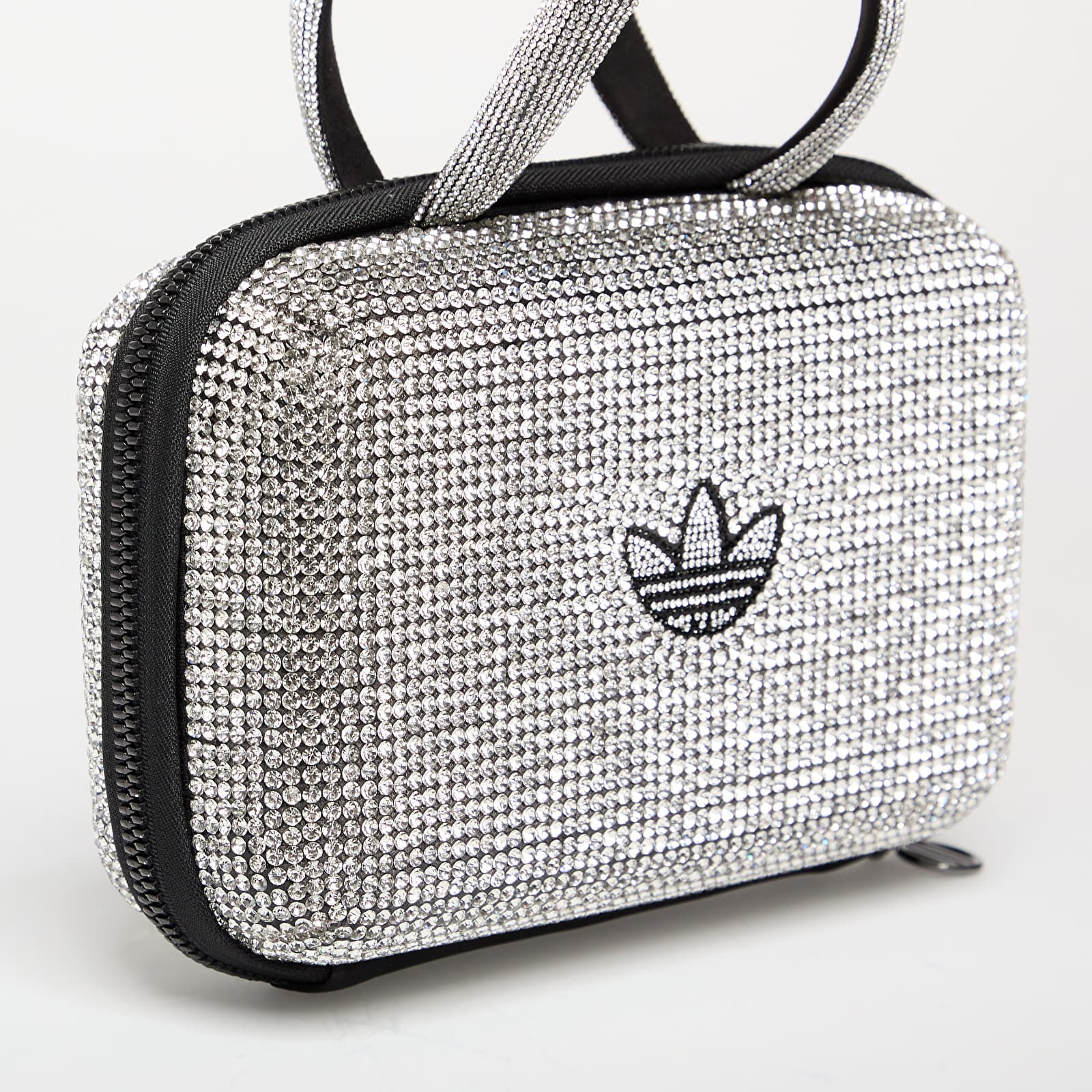 Genți crossbody adidas Rhinestone Clutch Bag Silver Met.