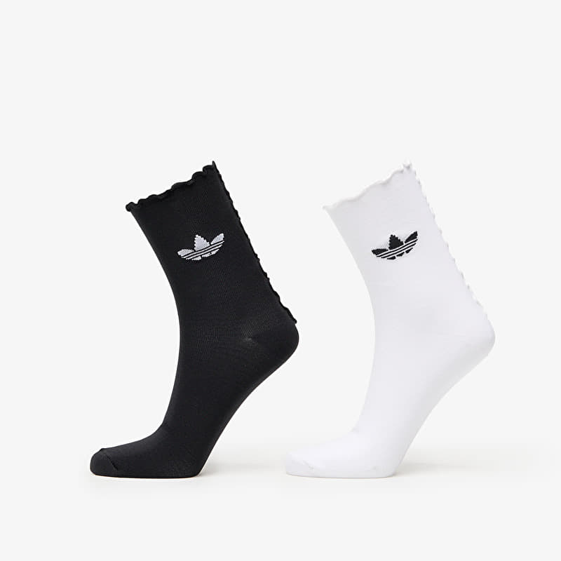 Chaussettes adidas Ruffle Socks 2-Pack White/ Black