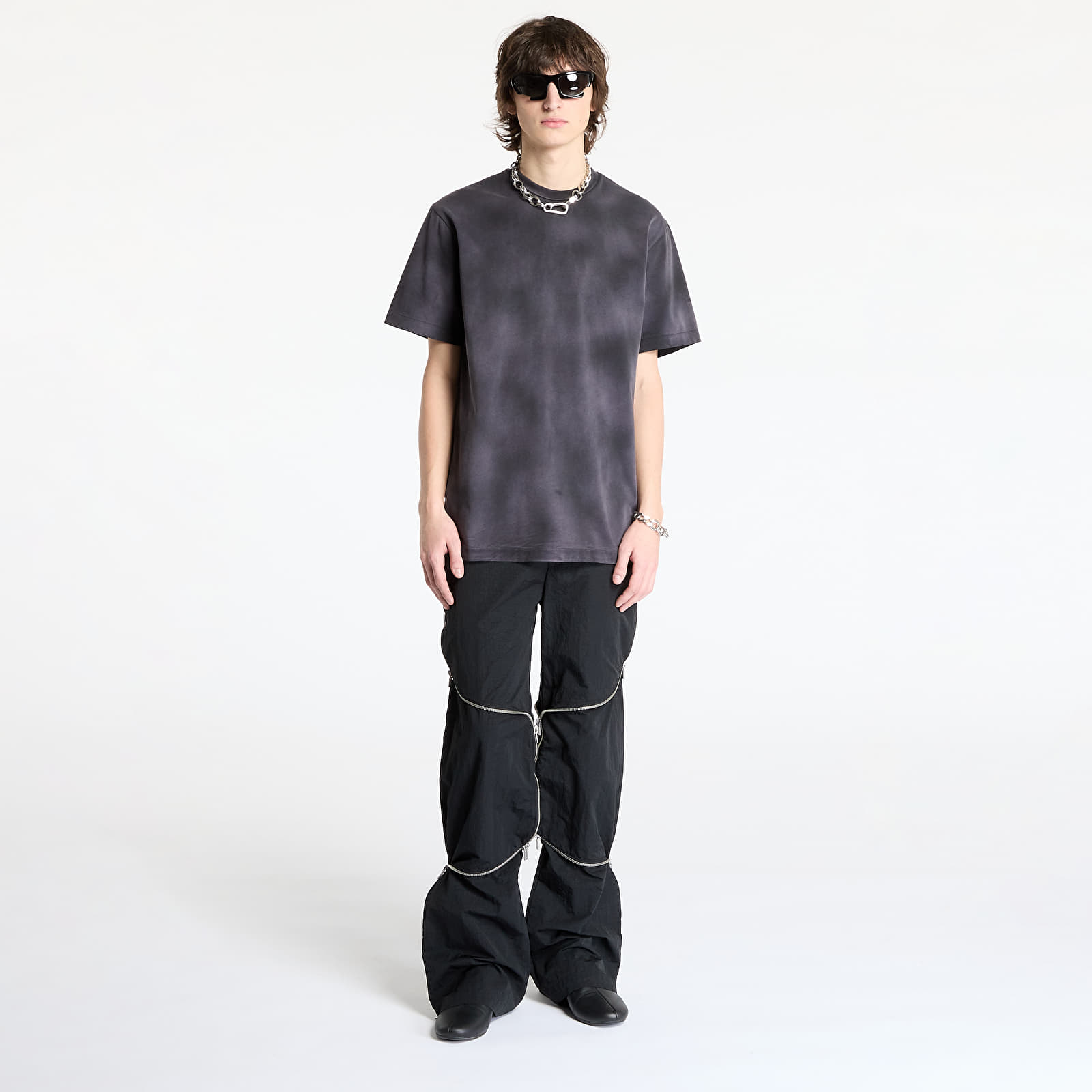 Männer T-Shirts Alyx Studio Garment Dye Tee Washed Black