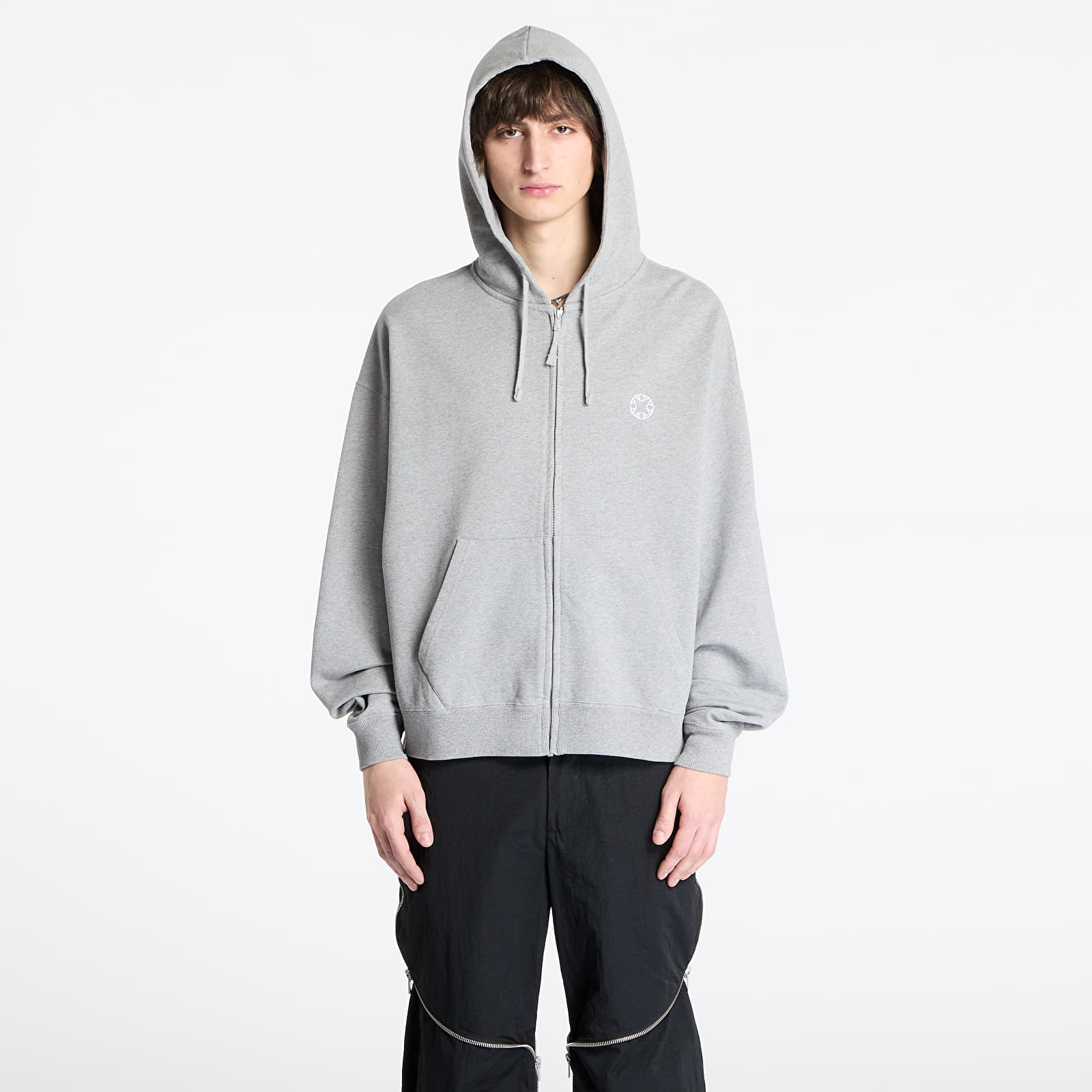 Sweatjacken und Sweatshirts Alyx Studio Essentials Boxy Zip-Up Hoodie UNISEX Light Heather Grey