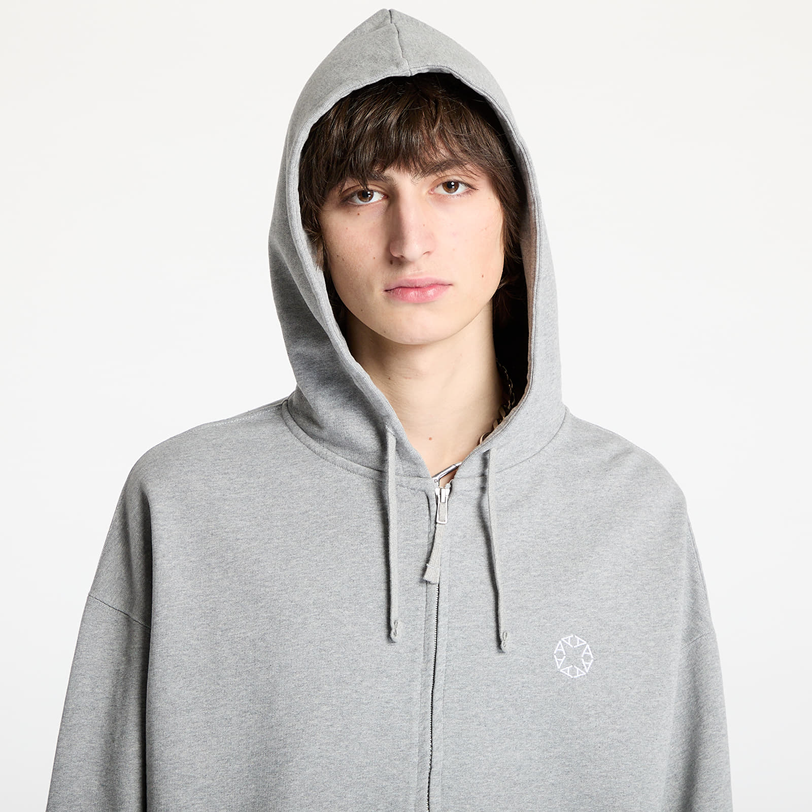 Sweatjacken und Sweatshirts Alyx Studio Essentials Boxy Zip-Up Hoodie UNISEX Light Heather Grey