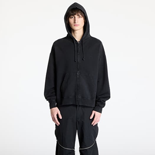 Alyx Studio Essentials Boxy Zip-Up Hoodie UNISEX Charcoal