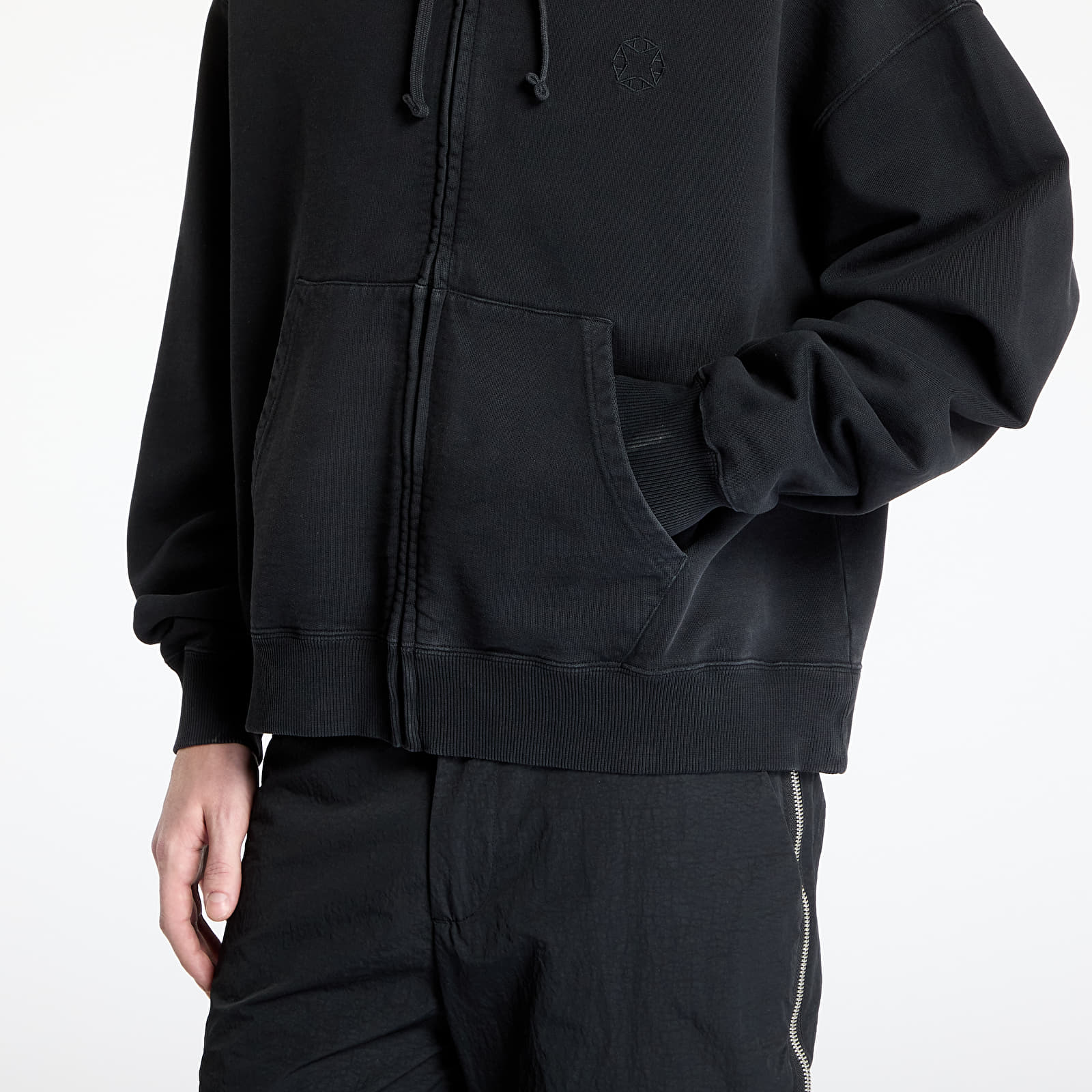 Hoodies and sweatshirts  Alyx Studio Essentials Boxy Zip-Up Hoodie UNISEX Charcoal
