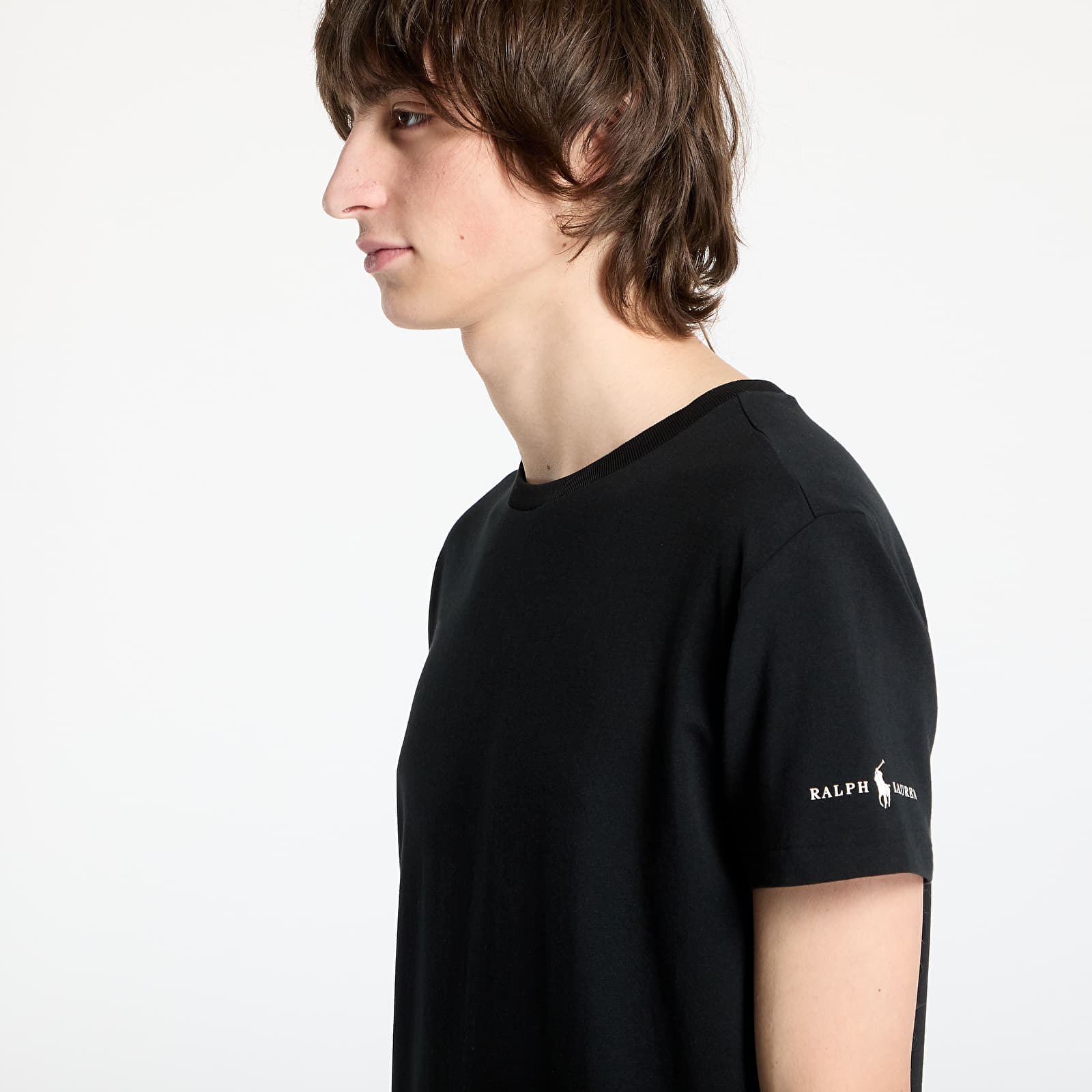 Men's T-shirts Ralph Lauren S/S Crew Undershirt 3-Pack Black