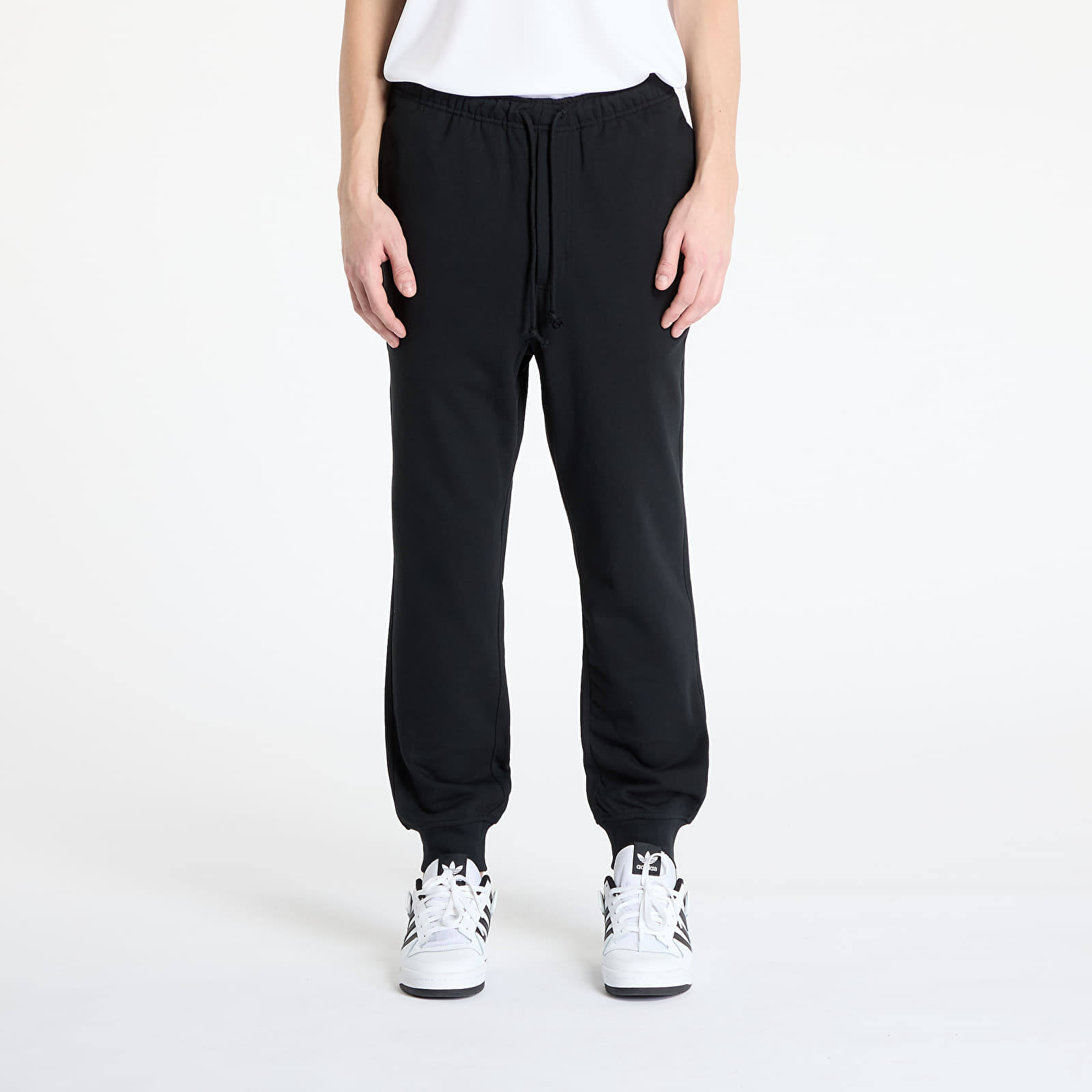 Men's trousers Y-3 Cuffed French Terry Joggers Black