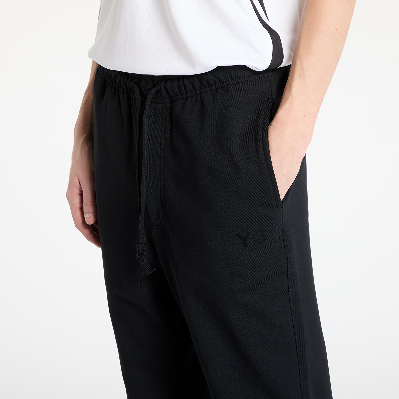 Men's trousers Y-3 Cuffed French Terry Joggers Black