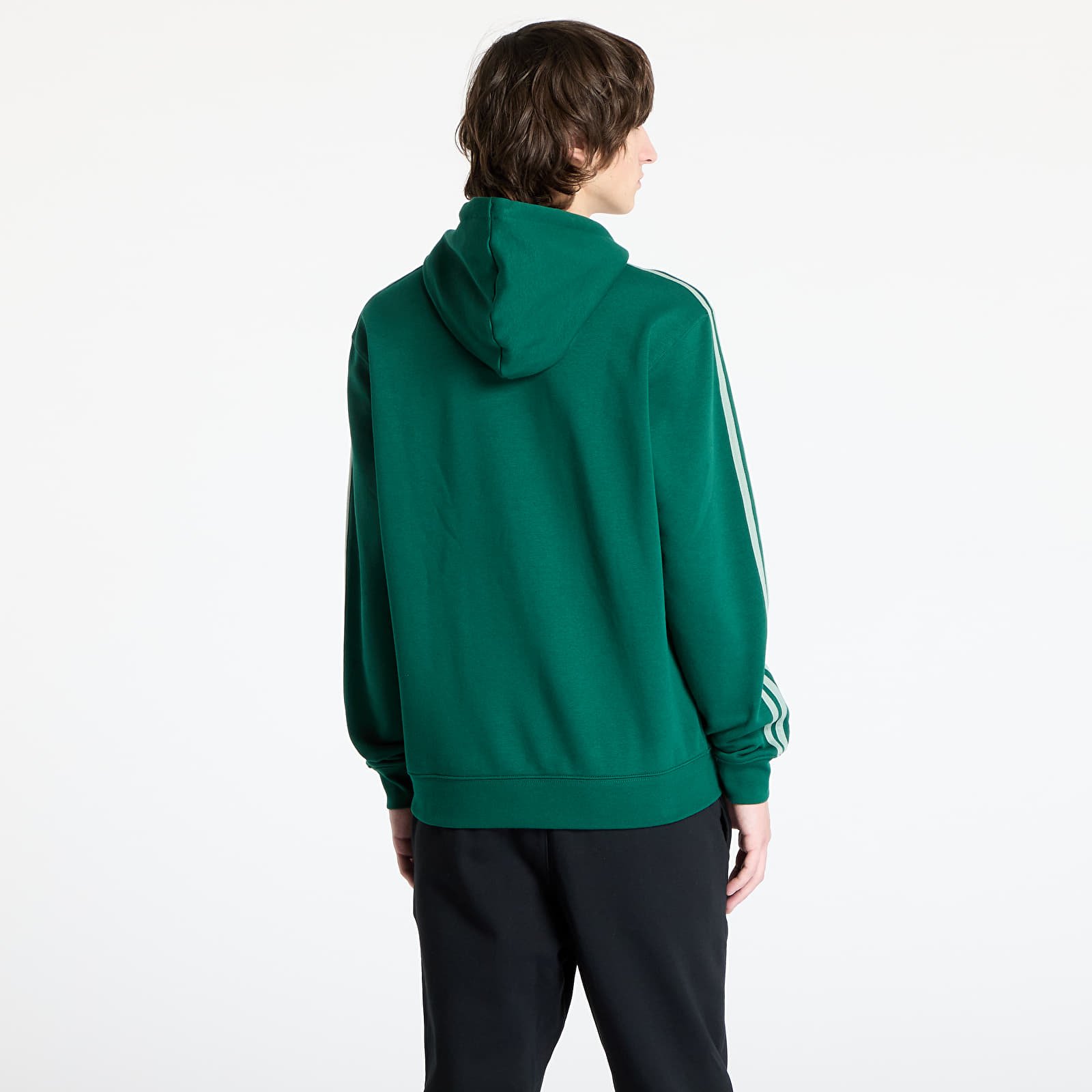 Hoodies and sweatshirts  adidas Adicolor Classics 3-Stripes Hoody Collegiate Green