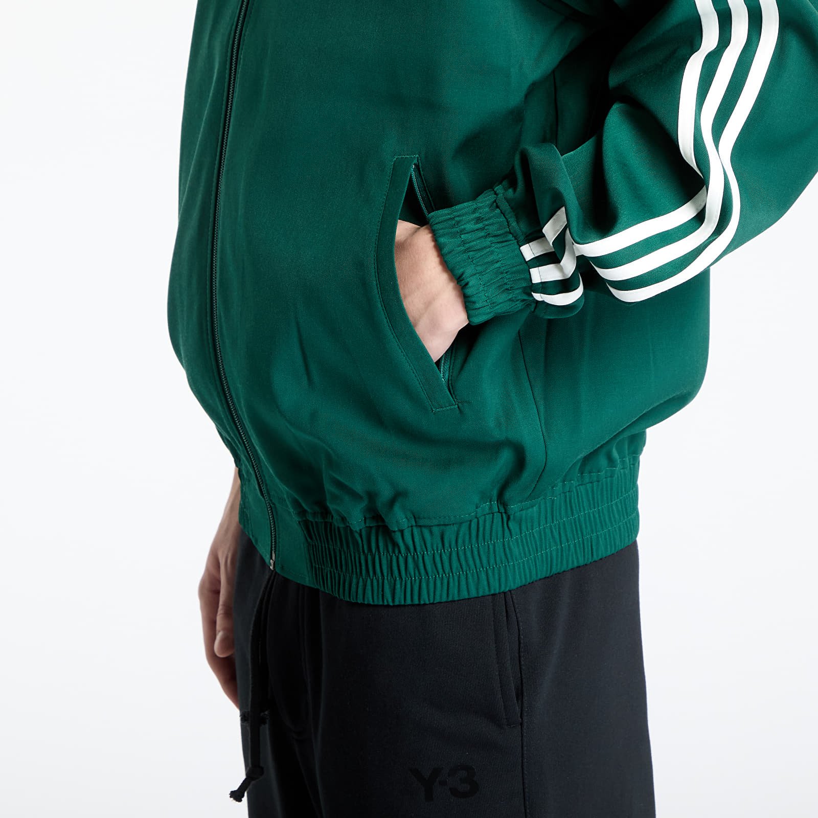 Mikiny adidas Premium Firebird Track Top Green/ Collegiate Green