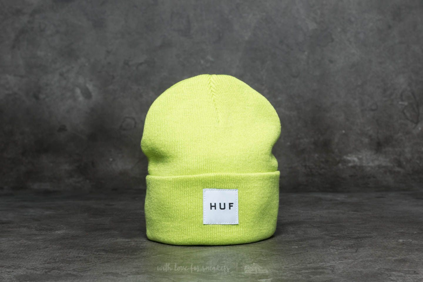 Hats HUF Box Logo Beanie Lime