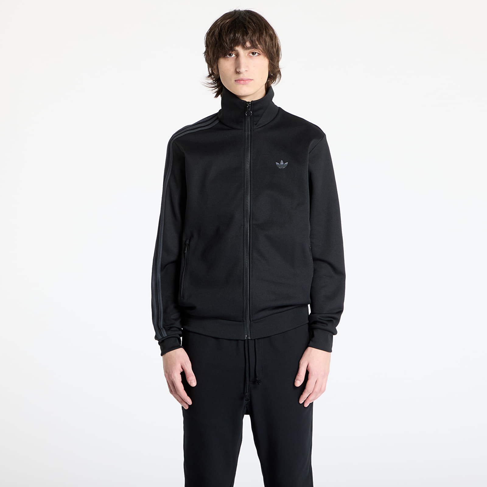 Mikiny adidas Fashion Pique Bb Track Top Black