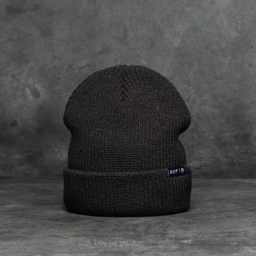 Black huf beanie store