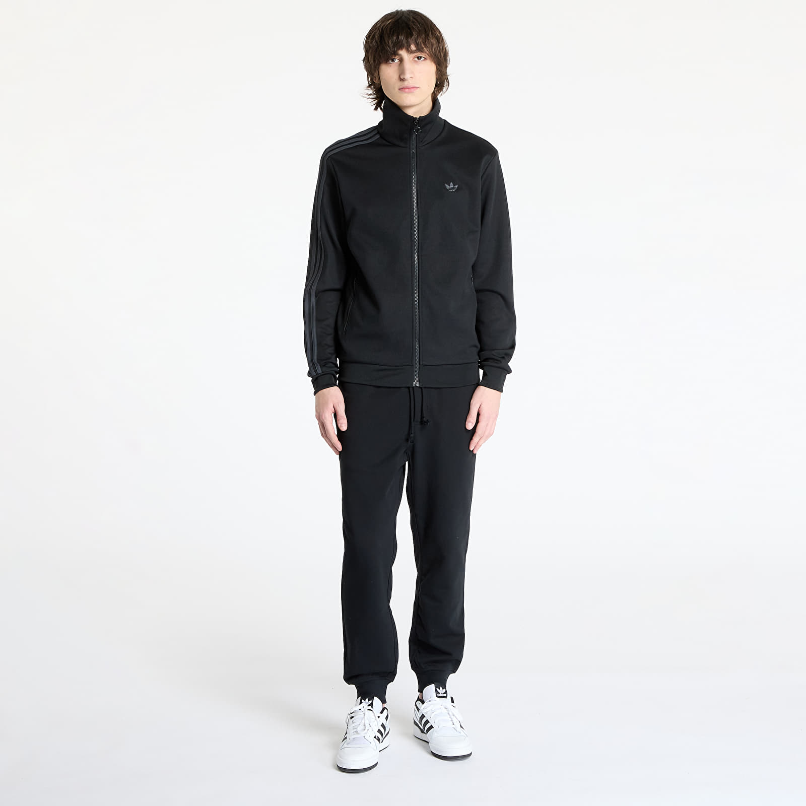 Mikiny adidas Fashion Pique Bb Track Top Black