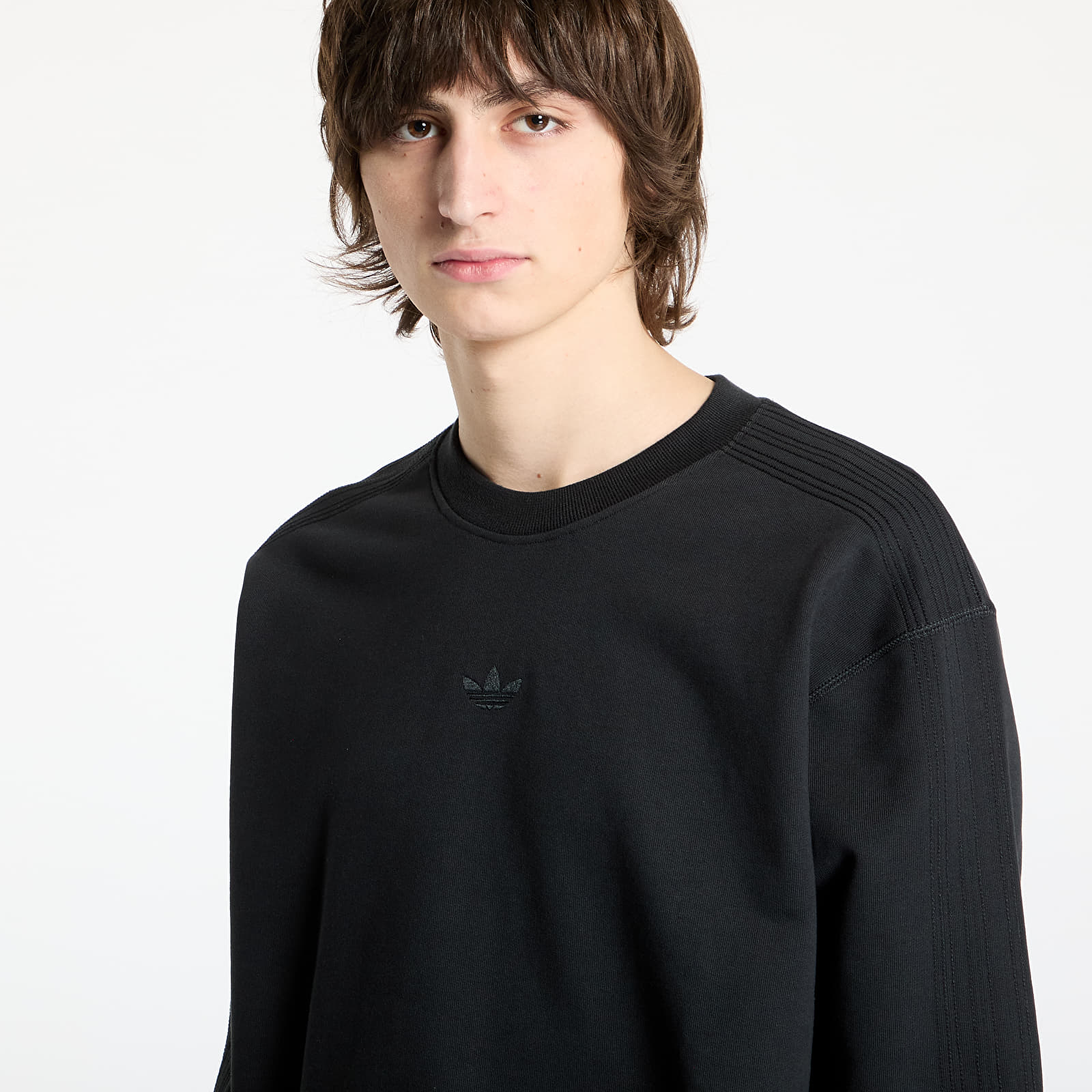 Hanorace adidas Premium Essentials Crew Sweatshirt Black