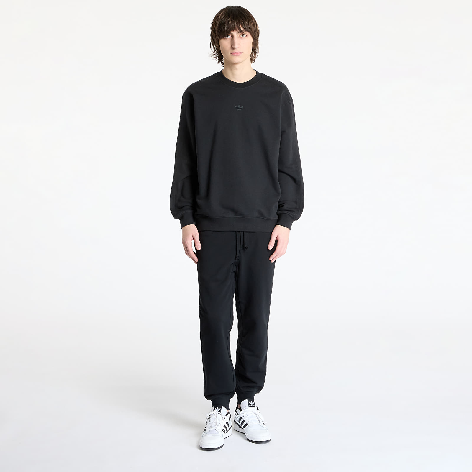 Hanorace adidas Premium Essentials Crew Sweatshirt Black