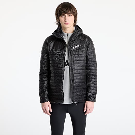 adidas Terrex Techrock Down Hooded Jacket Black