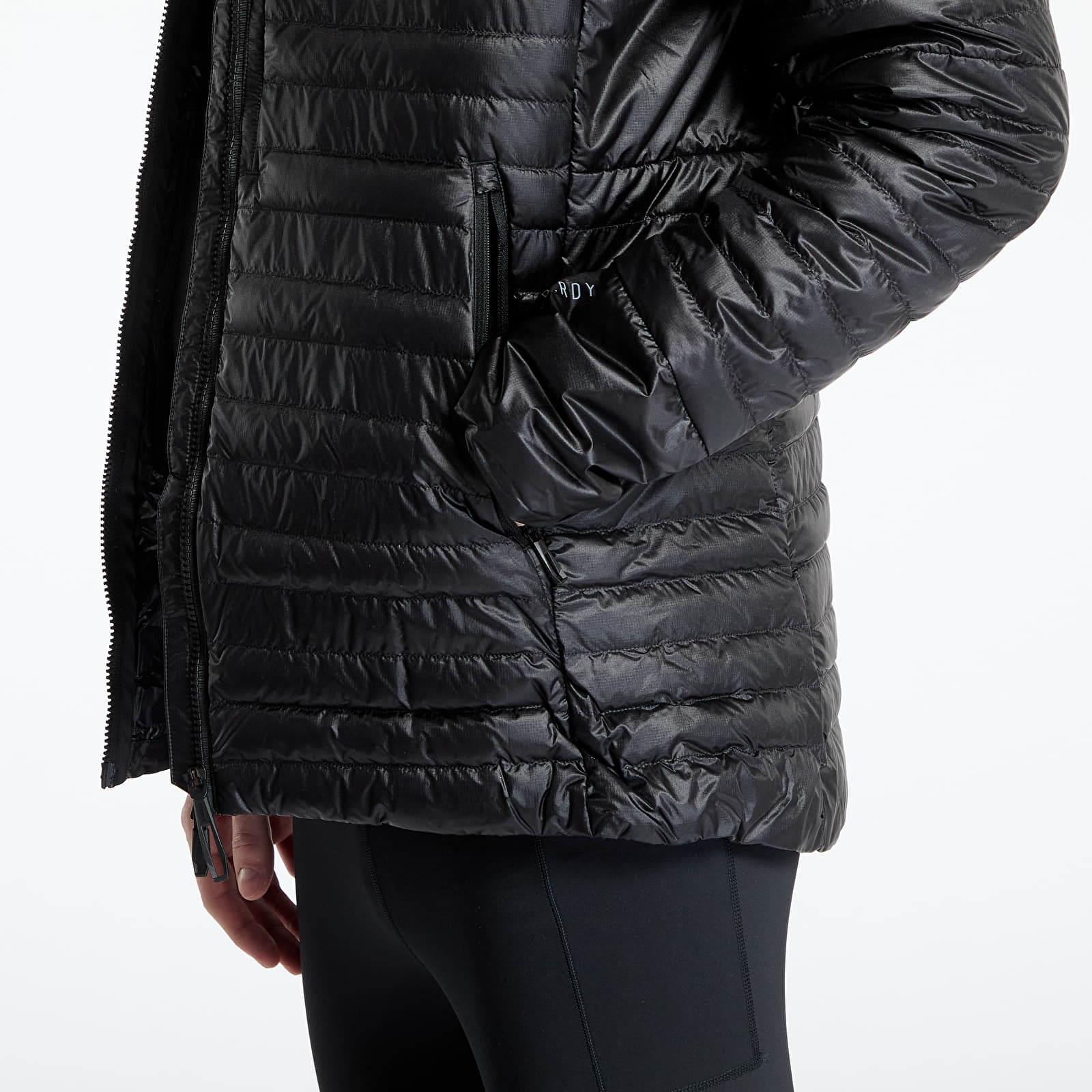 Casacos adidas Terrex Techrock Down Hooded Jacket Black