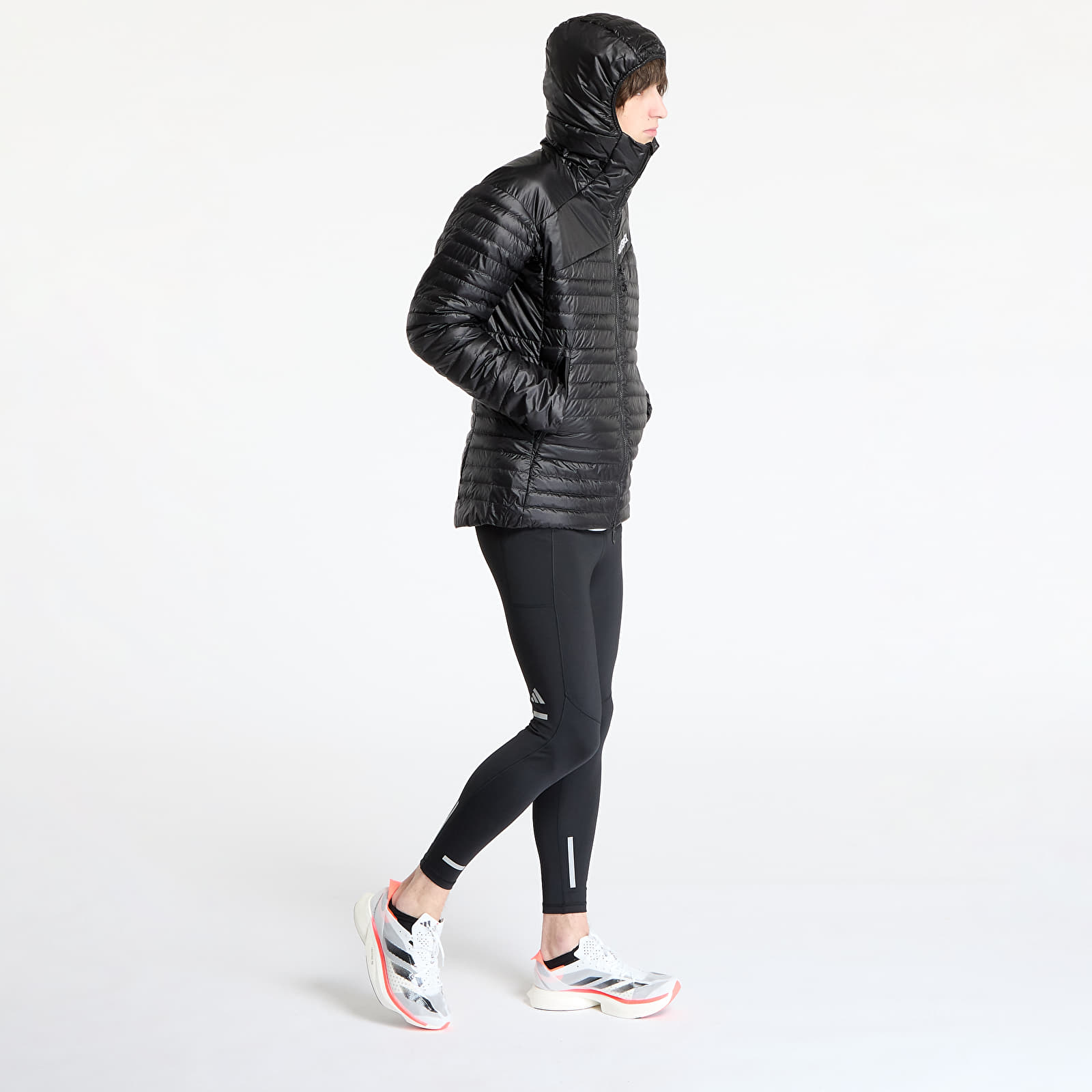 Casacos adidas Terrex Techrock Down Hooded Jacket Black