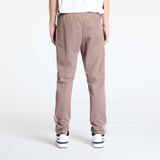 ★adidas★ Beckenbauer Track Pants Trace Brown Wonder White Jogger Pants adidas Adicolor Classics Track Pants Trace