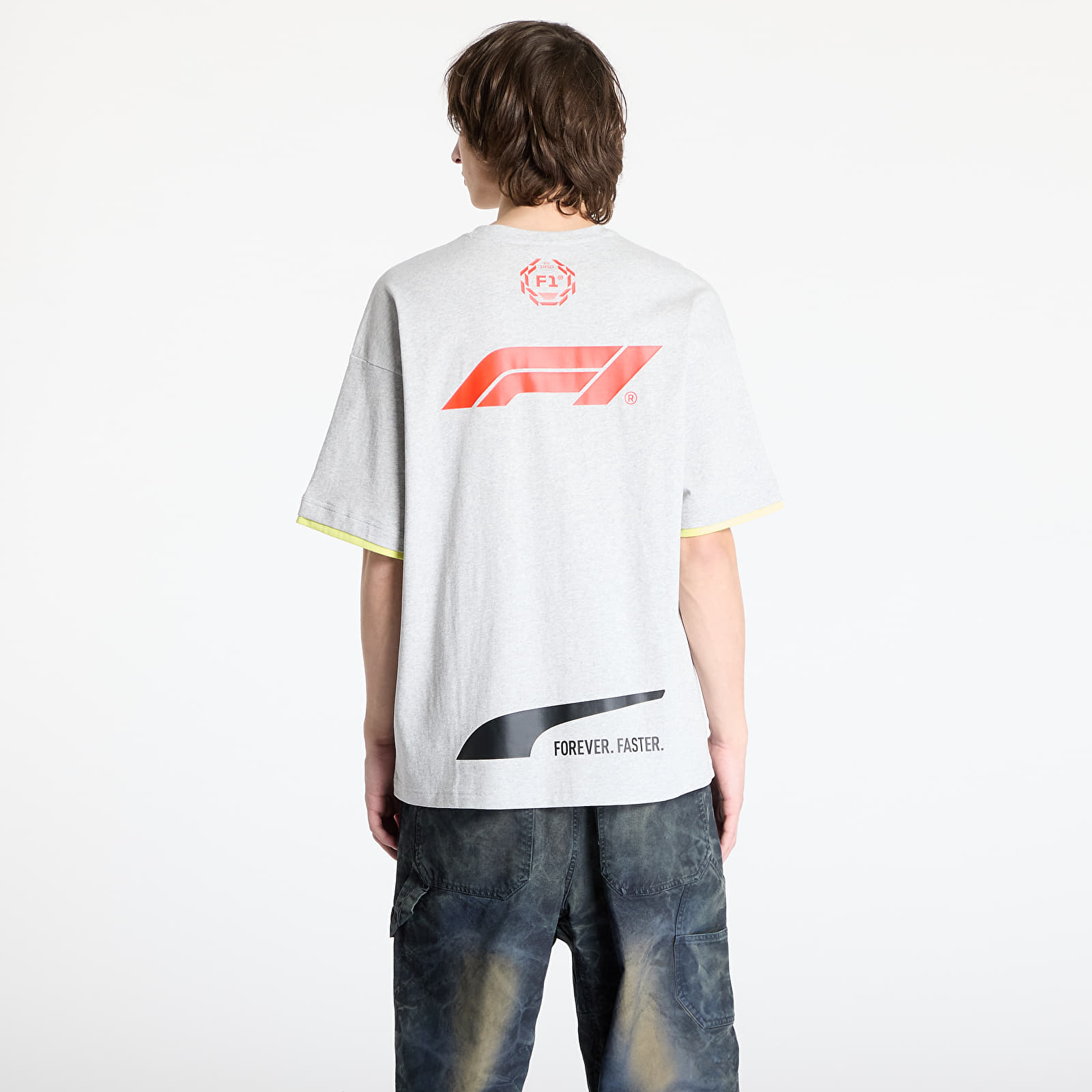 Pólók Puma F1 Racing Tee Light Gray Heather
