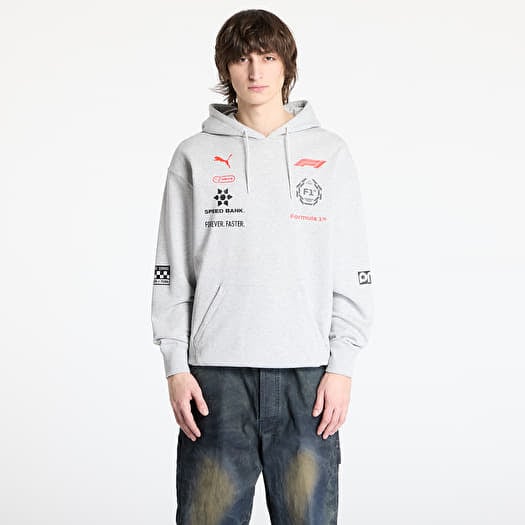 Puma F1 Racing Hoodie Light Gray Heather