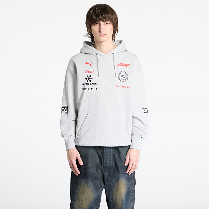 Felpa Puma F1 Racing Hoodie Light Gray Heather