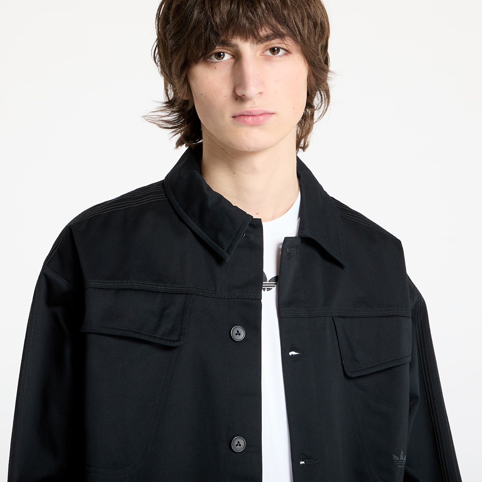 Camisas adidas Premium Essentials Workwear Overshirt Black