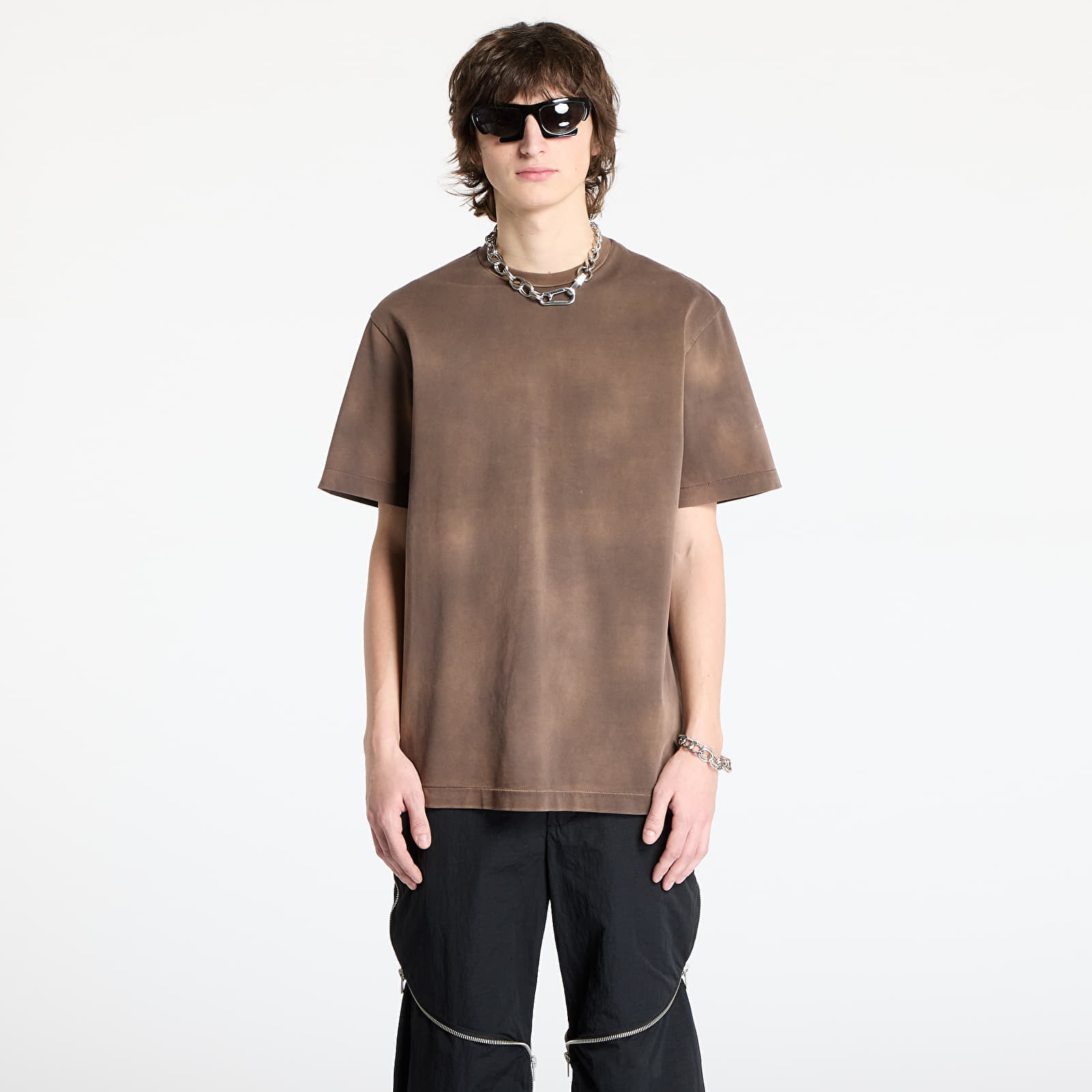 T-shirt Alyx Studio Garment Dye Tee UNISEX Washed Brown S