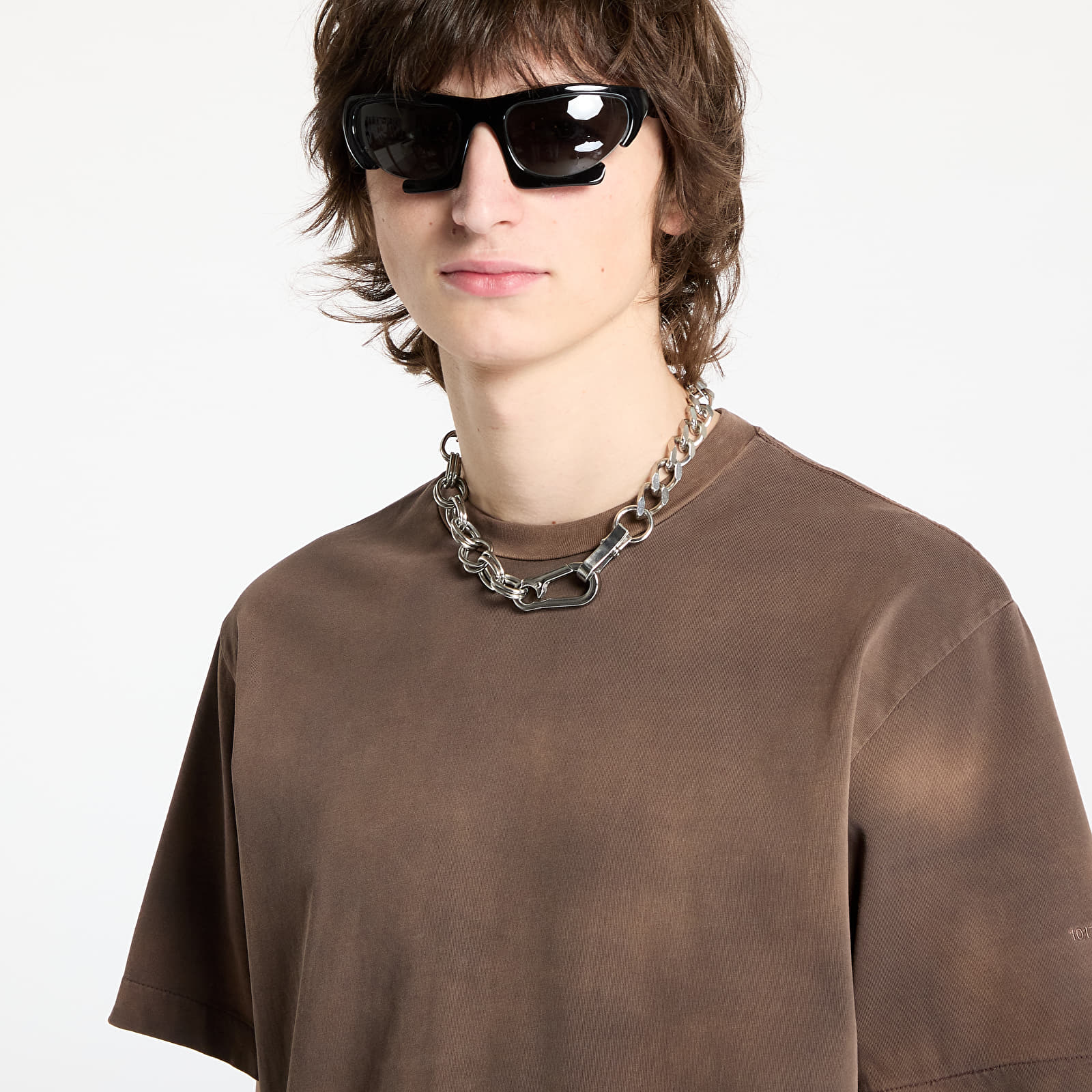 T-shirts Alyx Studio Garment Dye Tee UNISEX Washed Brown