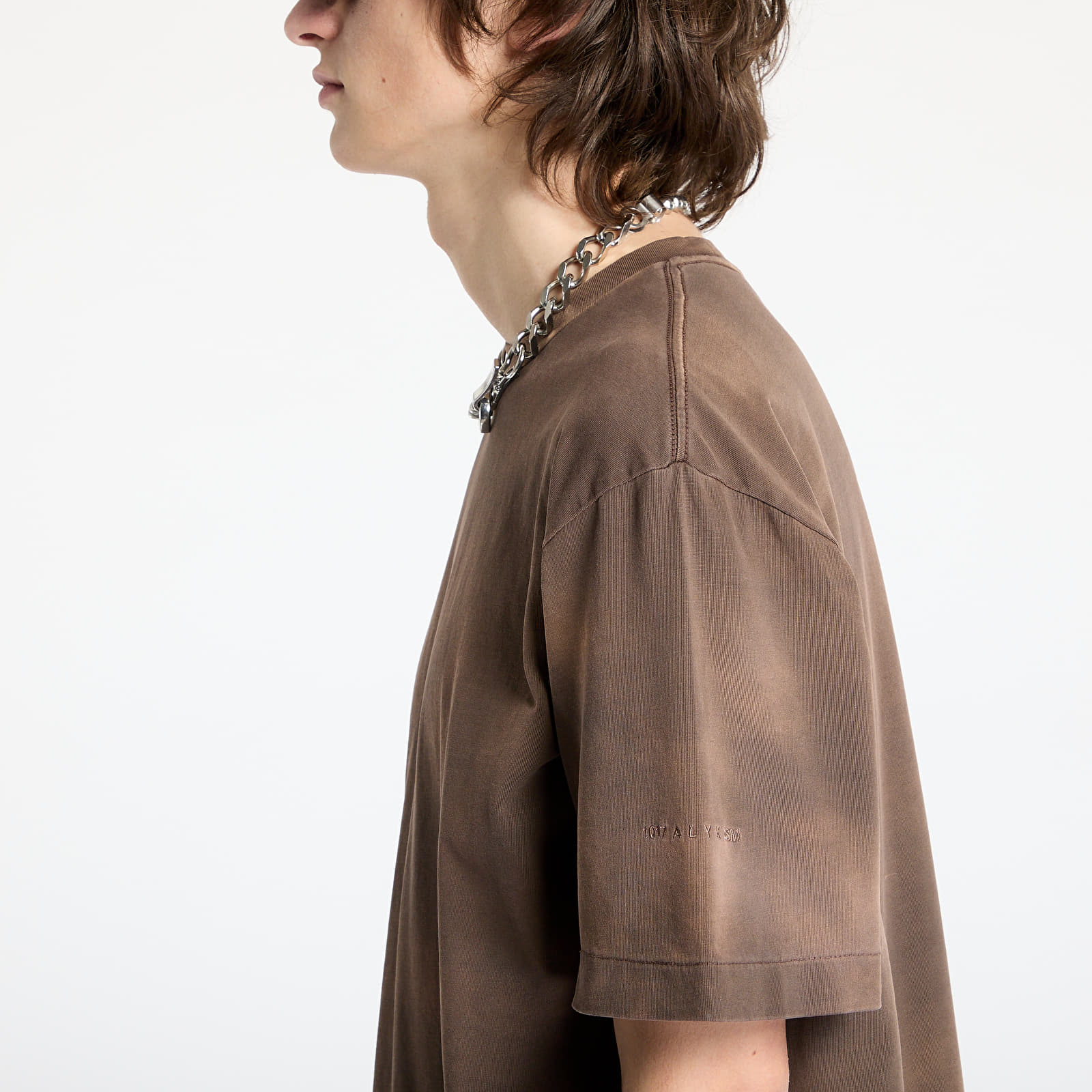 T-shirts Alyx Studio Garment Dye Tee UNISEX Washed Brown