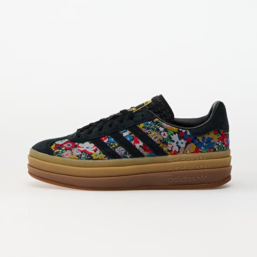 adidas x Liberty London Gazelle Bold W Core Black/ Supplier Color/ Gold Metalic