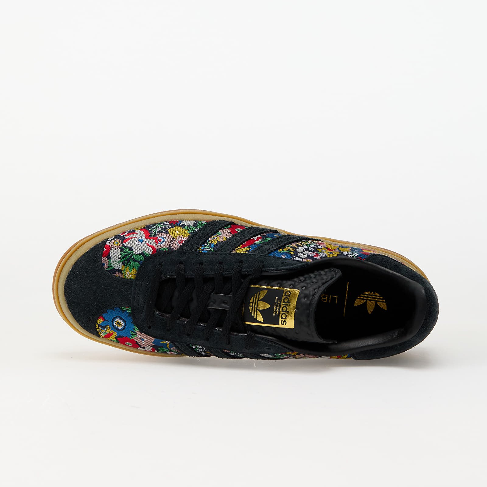 Дамски кецове и обувки adidas x Liberty London Gazelle Bold W Core Black/ Supplier Color/ Gold Metalic