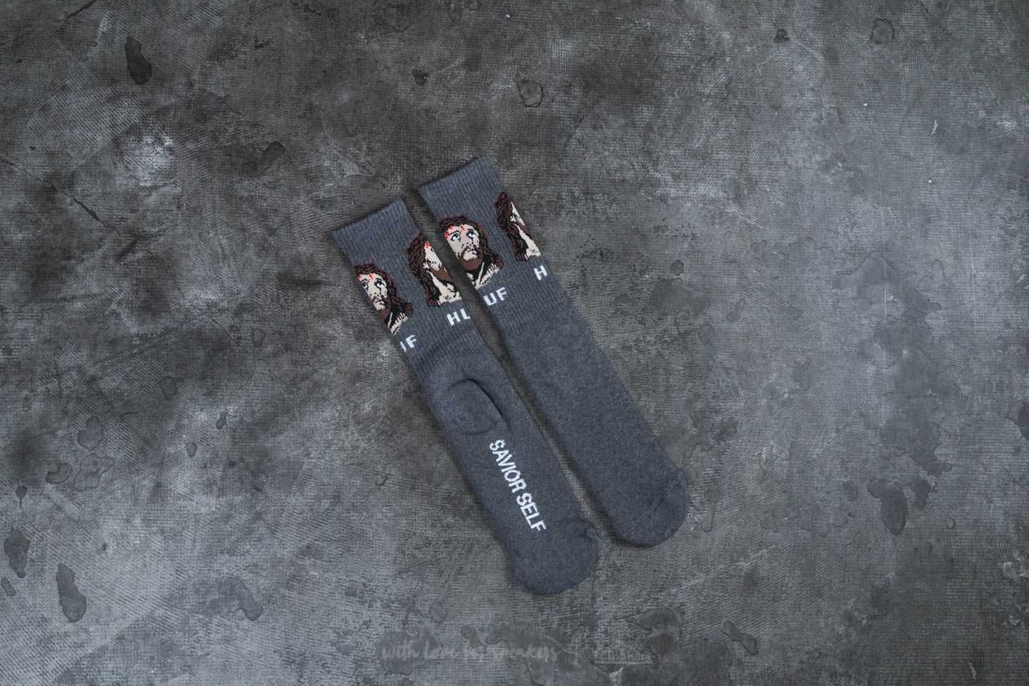 Ponožky HUF December Dudes Series Sock Charcoal