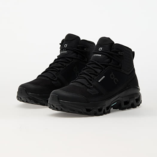 On W Cloudrock Mid WP Black/ Black | Footshop
