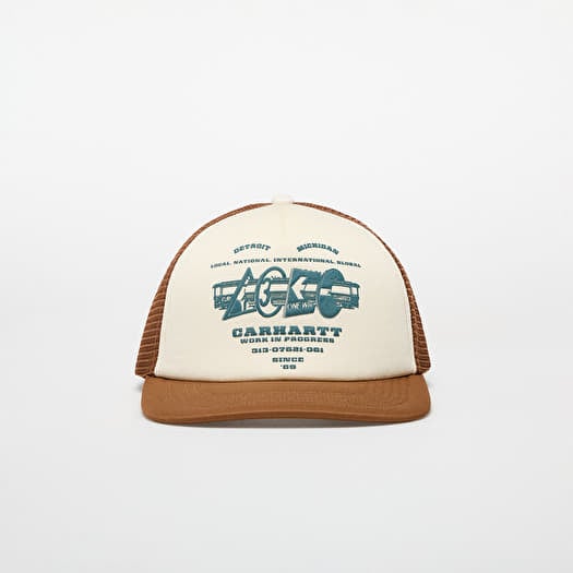 Carhartt WIP Runaway Trucker Cap Natural/ Hamilton Brown