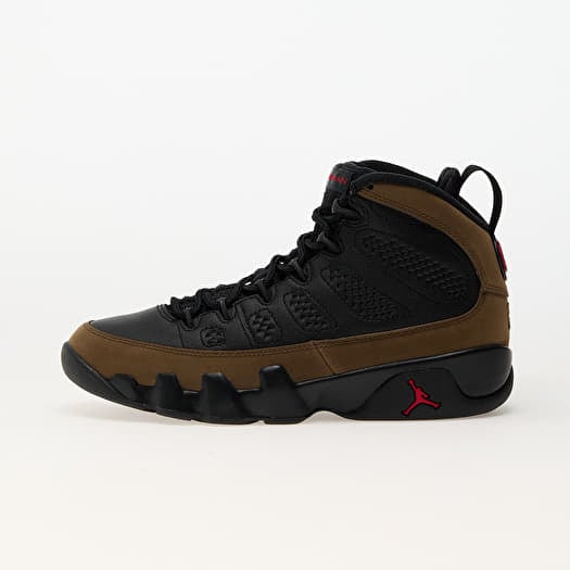 Air Jordan 9 Retro "Olive" Black/ True Red-Light Olive