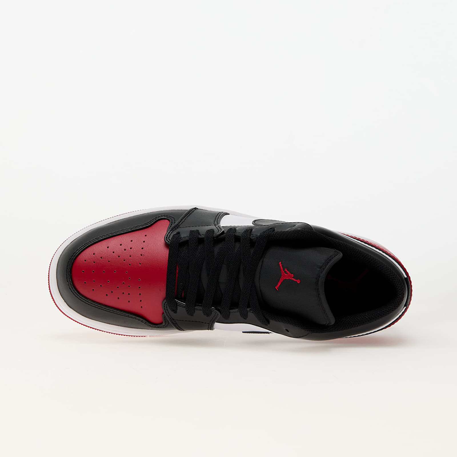 Männer Air Jordan 1 Low White/ Black-Varsity Red-White