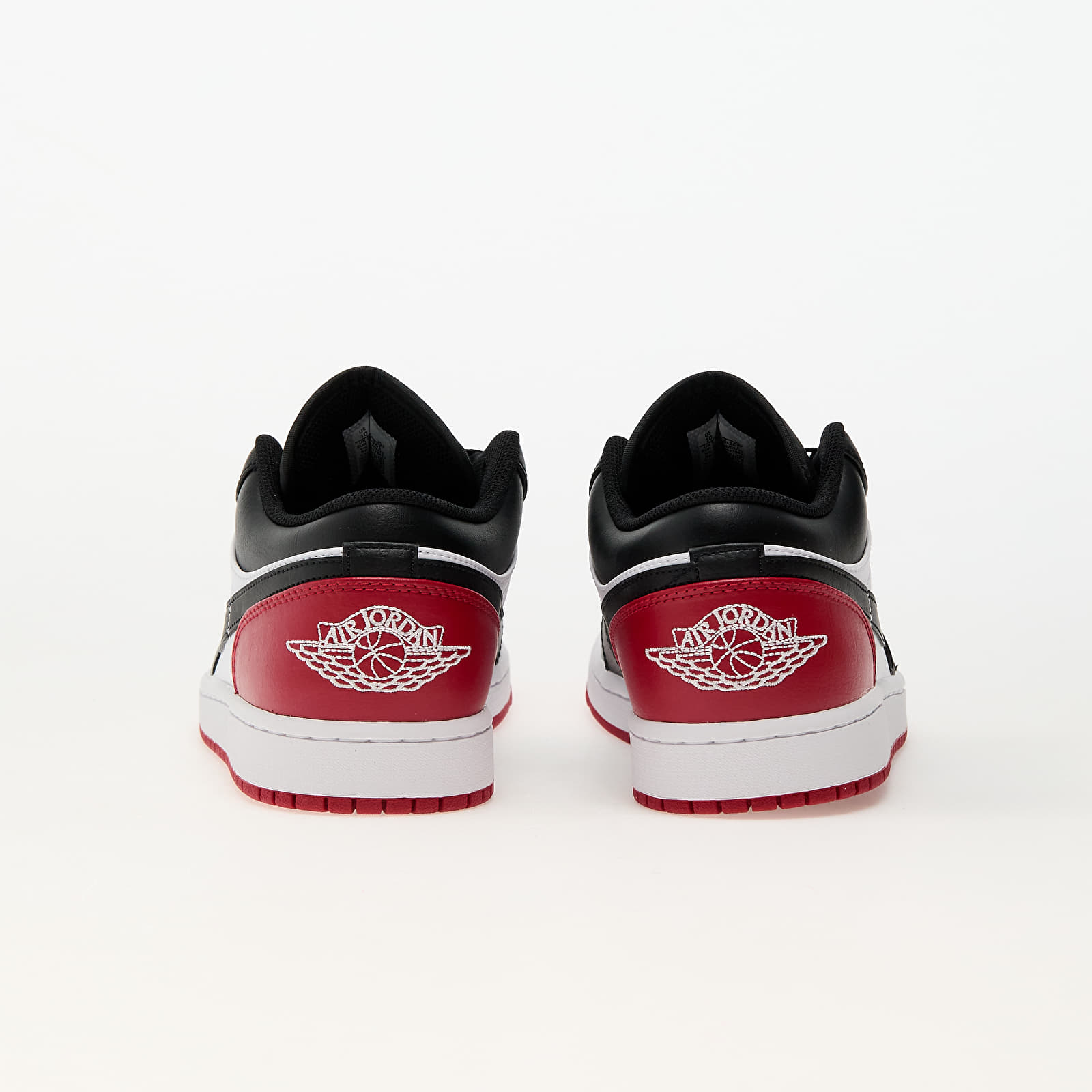 Männer Air Jordan 1 Low White/ Black-Varsity Red-White
