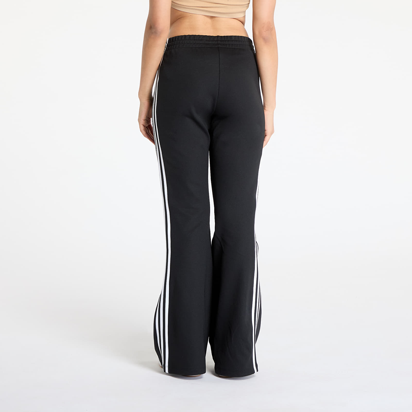 Spodnie dresowe adidas Adicolor 3 Stripe Flared Track Pant Black