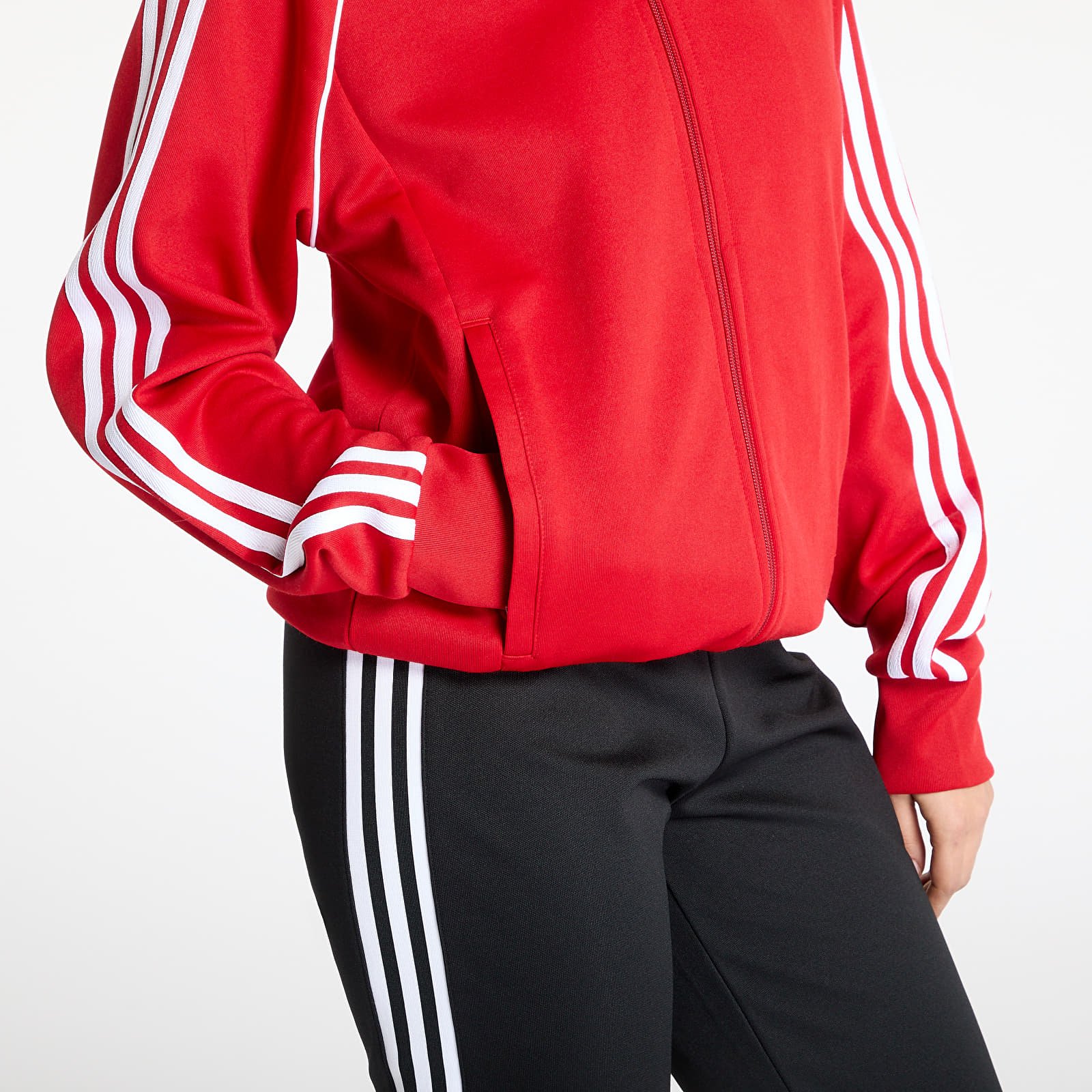 Hoodies and sweatshirts  adidas SST Adicolor Classics Tracktop UNISEX Better Scarlet/ White
